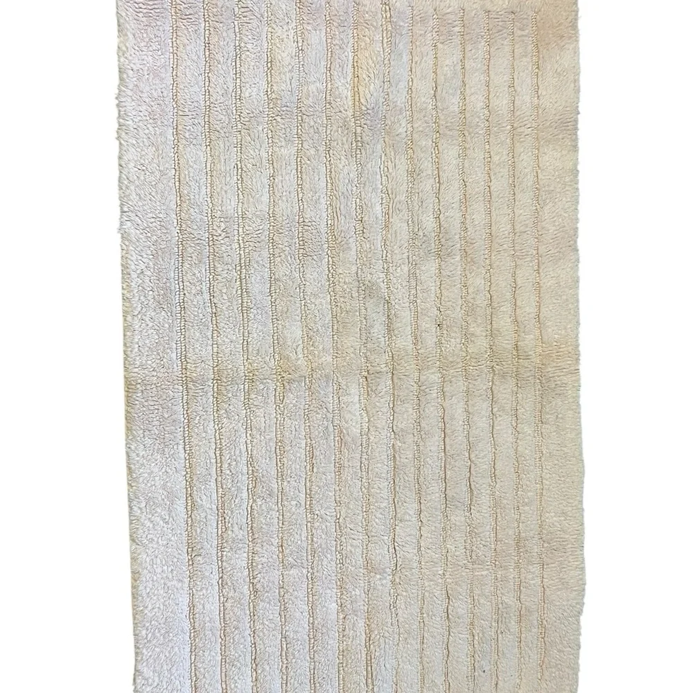 Ralph Lauren Light Blush Pink Textured Bath Mat 100% Cotton